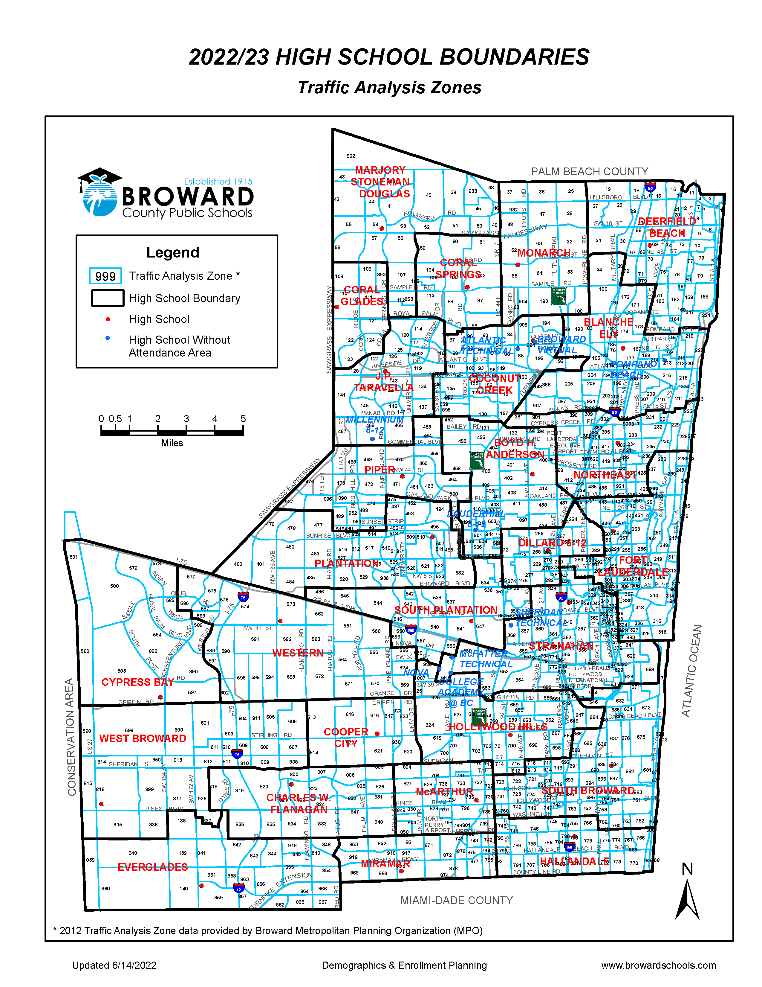 High School Boundary Map image 